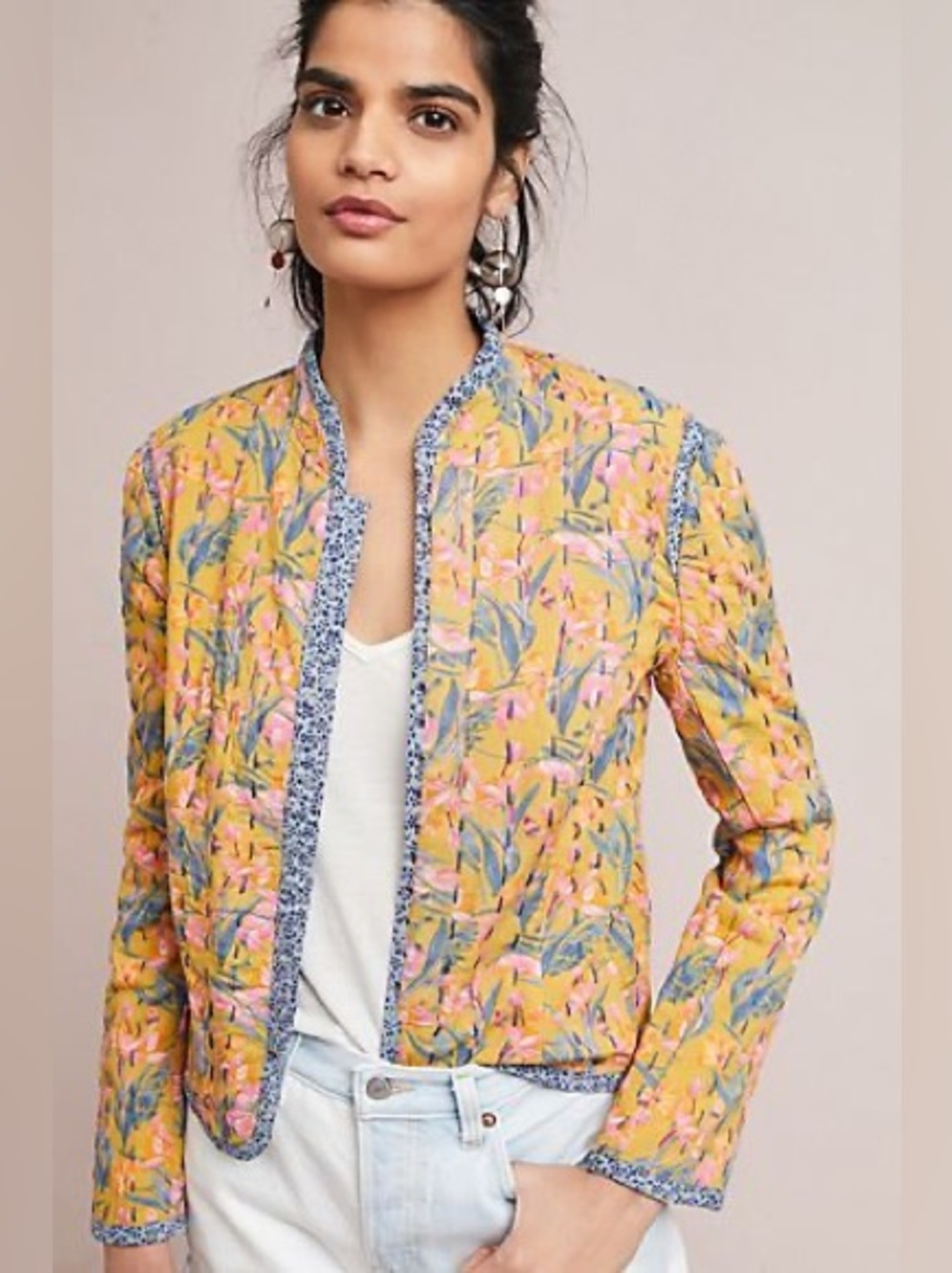 Anthropolgie quilted jacket